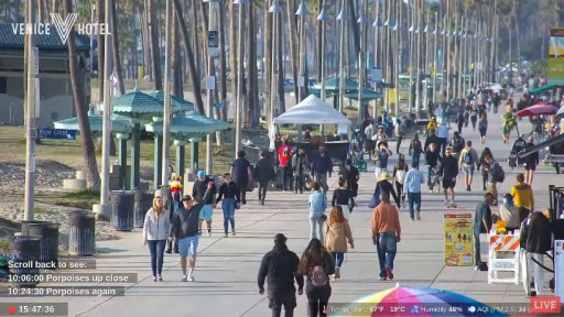 Los Angeles Venice Beach webcam
