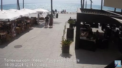 Torrevieja Juan Aparicio Promenade webcam