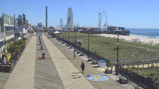 Seaside Heights Boardwalk webcam
