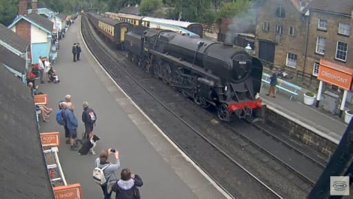 Camara en vivo de la estacion de Grosmont