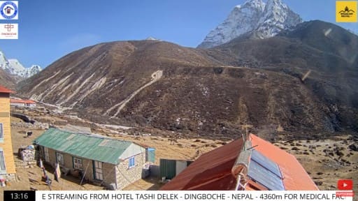 Dingboche en vivo desde el Hotel Tashi Delek