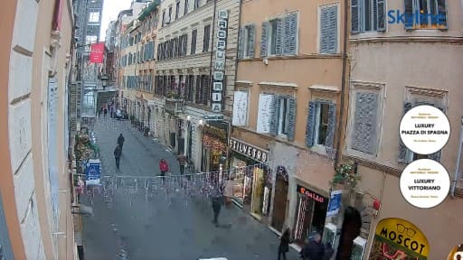 Rome Frattina Street webcam